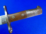 Swiss Switzerland WW1 Saw Back Bayonet Short Sword w/ Scabbard