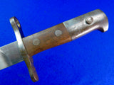 Swiss Switzerland WW1 Saw Back Bayonet Short Sword w/ Scabbard