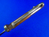 Swiss Switzerland WW1 Saw Back Bayonet Short Sword w/ Scabbard