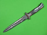 US WW2 Custom Hand Made Sword Blade ANDERSON Fighting Knife w/ Sheath