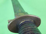 Antique Custom Hand Made Sword Blade Spanish Style Huge Stiletto Fighting Knife