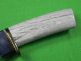 US Custom Hand Made by TODD ORR Skyblade Hunting Knife & Sheath
