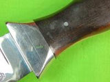 Custom Hand Made by TOM GEORGE Hunting Fighting Knife & Sheath