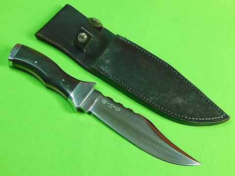 Custom Hand Made by TOM GEORGE Hunting Fighting Knife & Sheath