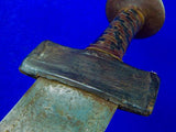 Antique Old Africa African 19 Century Takuba Takouba Takoba Sword Swords w/ Scabbard