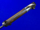 Turkish Turkey WW2 Mauser Bayonet Fighting Knife w/ Scabbard