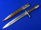 Turkish Turkey WW2 Mauser Bayonet Fighting Knife w/ Scabbard