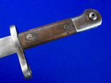 Turkish Turkey WW2 Mauser Bayonet Fighting Knife w/ Scabbard