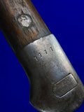Turkish Turkey WW2 Mauser Bayonet Fighting Knife w/ Scabbard