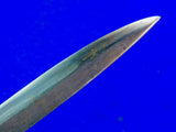 US WW2 Custom Handmade Theater Fighting Knife from Indonesian Sword w/ Sheath