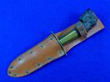 US WW2 Custom Handmade Theater Fighting Knife from Indonesian Sword w/ Sheath