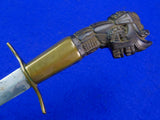 US WW2 Custom Handmade Theater Fighting Knife from Indonesian Sword w/ Sheath