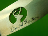 US 2003 Buck 192 Special Edition Custom Shop Limited Vanguard B192-SP52-0 Laser-cut Deer Hunting Knife