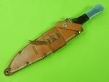 US Custom Handmade Rudy Ruana 32B Davy Crockett Bowie Knife Gator Horse Handle