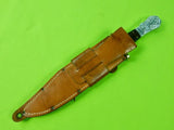 US Custom Handmade Rudy Ruana 32B Davy Crockett Bowie Knife Gator Horse Handle