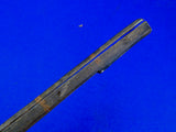 US WW2 Philippines Philippine Bring Back Carved Wood Short Sword w/ Scabbard