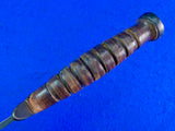 US WW2 Vintage Camillus M3 Guard marked Fighting Knife w/ Scabbard