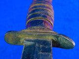 US WW2 Vintage Camillus M3 Guard marked Fighting Knife w/ Scabbard