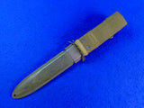 US WW2 Vintage Camillus M3 Guard marked Fighting Knife w/ Scabbard