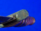 US WW2 Vintage Camillus M3 Guard marked Fighting Knife w/ Scabbard