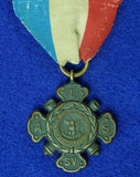 Antique US 1887 Civil War Sons of Veterans Lady's Society Medal Pin Order Badge 