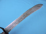 Antique US 1901 Grand Prize DeLuise Samuel Lee LF&C Knife Rehandled to Fighting