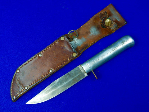US 1933 Custom Hand Made Fighting Knife w/ Sheath
