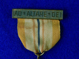 Vintage US 1960 Catholic Boy Scouts AD Altare Del Award Cross Medal Order Badge