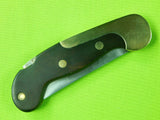 RARE 1970s Lee E Olsen Fur Long Warren Michigan Folding Pocket Lock Back Knife
