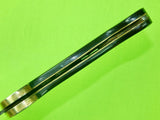RARE 1970s Lee E Olsen Fur Long Warren Michigan Folding Pocket Lock Back Knife