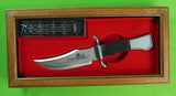 US 1973-75 ALCAS Limited Edition AMERICAN FRONTIERSMAN Fighting Knife & Box
