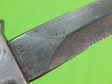 US 1976 GERBER MK2 Commando Fighting Knife #48922 & Sheath