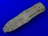 Vintage US 1979 Camillus Jet Pilot Survival Fighting Knife w/ Sheath Stone