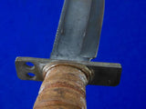 Vintage US 1979 Camillus Jet Pilot Survival Fighting Knife w/ Sheath Stone
