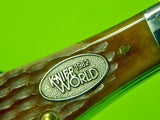 US 1982 Knife World 1st Edition Cripple Creek Bob Cargill Folding Pocket Knife