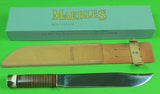 Vintage US 1992 BENCHMADE MARBLES M.S.A. Huge Hunting Knife w/ Sheath Box