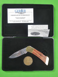 US 1995 GERBER Japanese Surrender Lock Back Folding Pocket Knife & Box