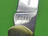 US 1995 GERBER Japanese Surrender Lock Back Folding Pocket Knife & Box