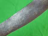 Antique US 19 Century Civil War Large Fighting Knife Short Sword w/ Sheath