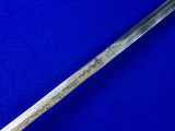 Antique Old US 19 Century Fraternal Masonic Sword w/ Scabbard