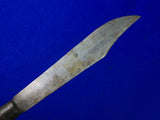Antique Old US 19 Century Large Fighting Knife