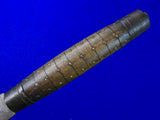 Antique Old US 19 Century Large Fighting Knife