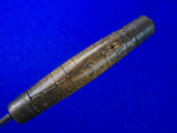Antique Old US 19 Century Large Fighting Knife