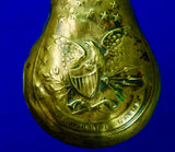 Antique US 19 Century Small Handgun Powder Flask