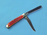 US 2004 CASE XX 6207 SS Trapper Folding Pocket 2 Blade Knife & Box