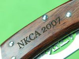 US 2007 BUCK 112 Ranger NKCA Folding Pocket Lock Back Knife