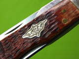 US 2007 Case XX Tested 6111 1/2L SS Cheetah Chesnut Folding Pocket Knife w/ Box