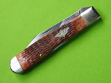 US 2007 Case XX Tested 6111 1/2L SS Cheetah Chesnut Folding Pocket Knife w/ Box
