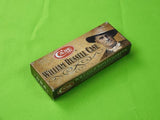 US 2007 Case XX Tested 6111 1/2L SS Cheetah Chesnut Folding Pocket Knife w/ Box