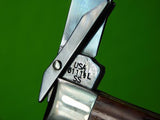 US 2007 Case XX Tested 6111 1/2L SS Cheetah Chesnut Folding Pocket Knife w/ Box